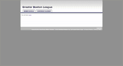 Desktop Screenshot of greaterbostonleague.org